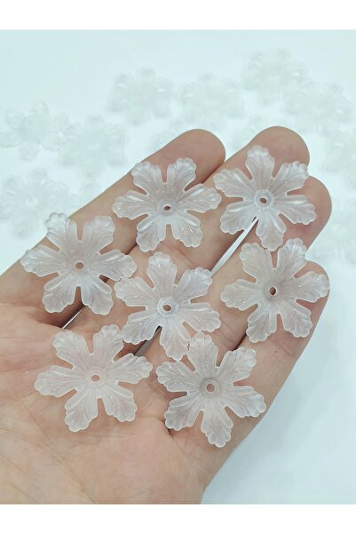 CRYSTALSHOP Floare sidefată - 2,5 cm - (100 bucăți)