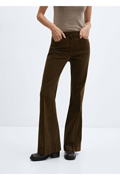 MANGO Woman Pantaloni din catifea