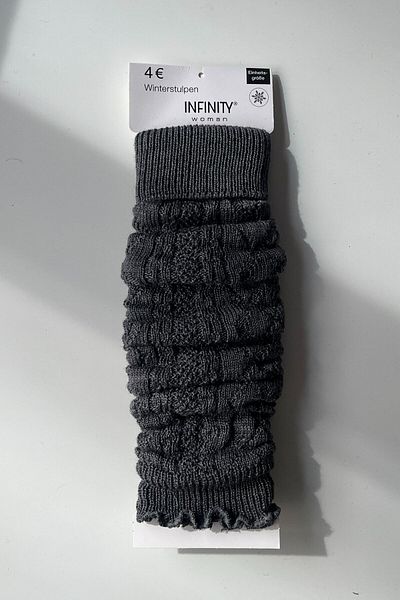 Hakan Tekstil Women's Premium Long Anthracite Colored Aerobic Leggings Boot Socks