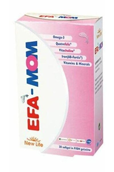 New Life Efa Mom 30 Kapsül Omega 3 - Multivitamins and Minerals