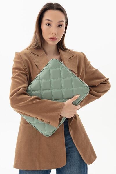 HNB ÇANTA Macbook Air Pro 13 & 13.3 Inch Laptop Case Quilted