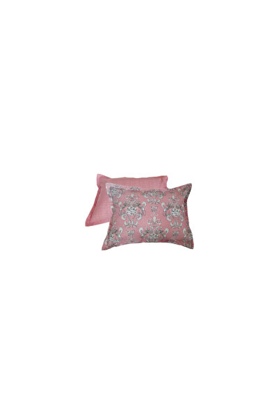 GÜLLÜCE HOME طقم غطاء وسادة مزدوج منقوش - سحاب - بوليستر قطني