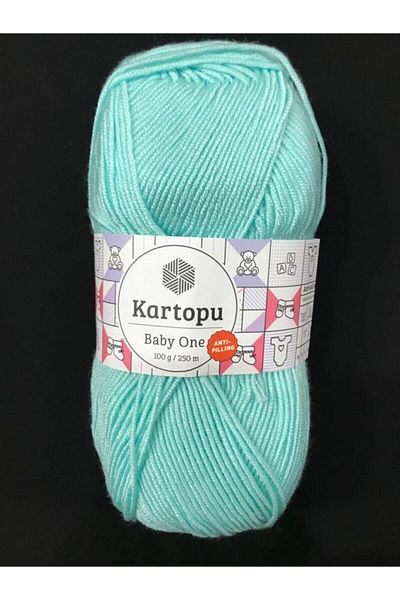 Kartopu Baby One 100% Αντι-πιλήσματος Μωρού Μαλλί K578-Νερό Πράσινο