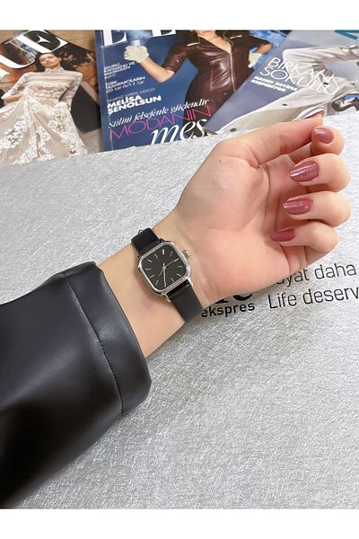 LOOQ الحد الأدنى من حزام الحبل ساعة نسائية