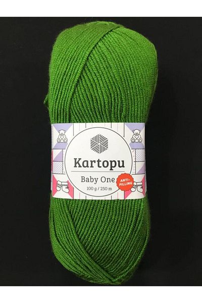 Kartopu Baby One 100% Αντιμουχλιακό Βρεφικό Μαλλί K1391-πικρό Πράσινο