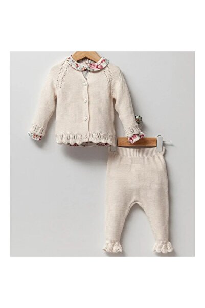 Nipperland %100 Triko Çiçek Desenli Takım