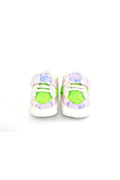 Babytor White, F, Green, Pink Sports Baby Booties, First Step Shoes, Slippers