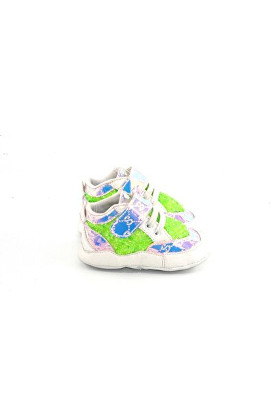 Babytor White, F, Green, Pink Sports Baby Booties, First Step Shoes, Slippers