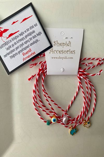 Shepidi 5-Piece Evil Eye Beaded Martenchapa Lucky Bracelet