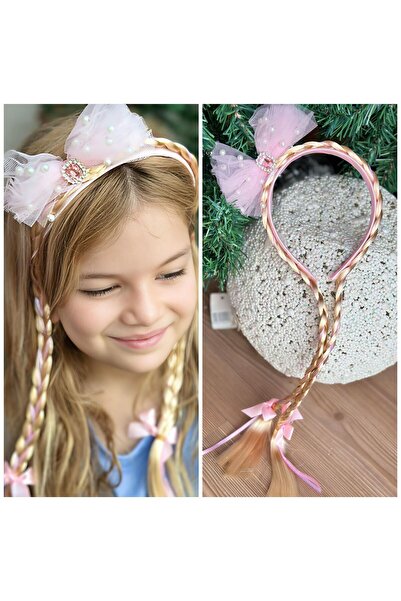 QUEEN AKSESUAR Πολυτελής κρυστάλλινη πέτρα με πλέγμα μαλλιών με πέτρες με πέτ...