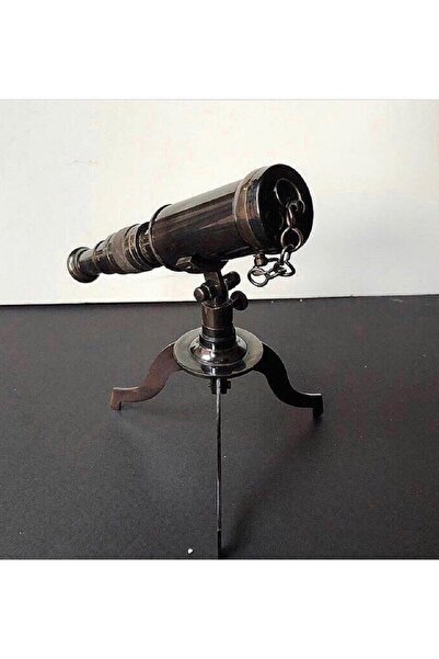 hediyeconcepti Dekoratif Metal Kaplama Kaideli Teleskop