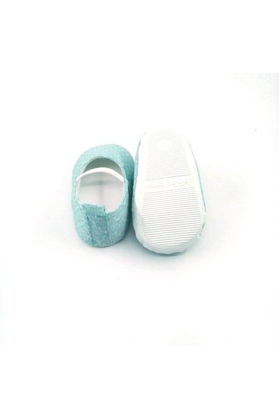 Babytor Blue Elastic Ballerinas, Baby Girl Shoes