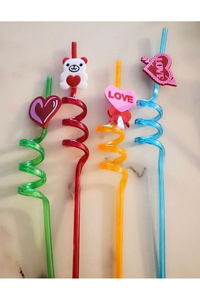 DMR HOME Shaped Fun Straw