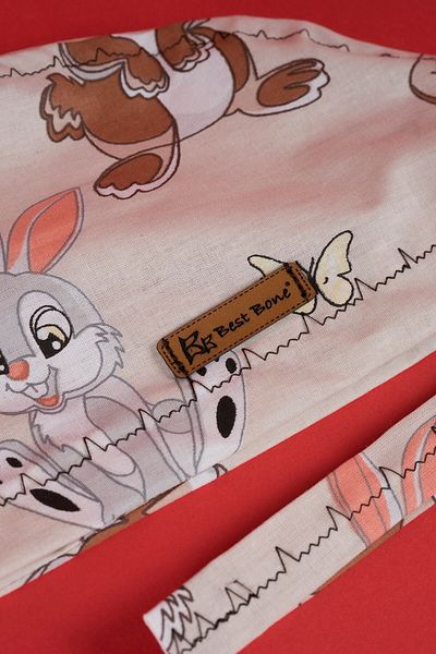 Best Bone Cute Rabbits Patterned Surgical Bonnet