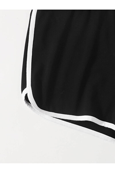 viperkombin 2'li Şerit Detaylı Yırtmaçlı Şort