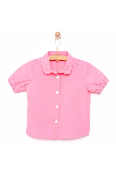 ebebek Hello Baby HelloBaby Basic Bebe Yaka Kısa Kol Gömlek Kız Bebek