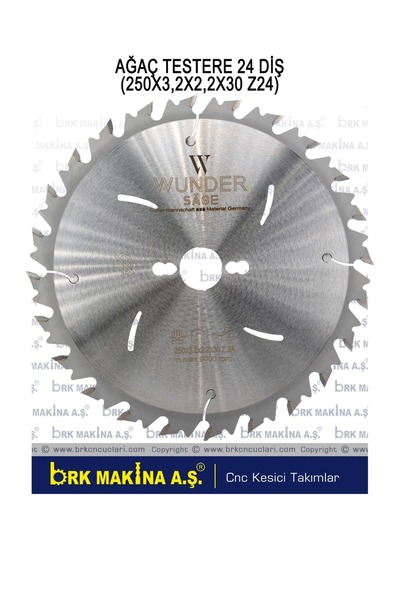 WUNDER 250x24 Ağaç Testere (kemik kesme)