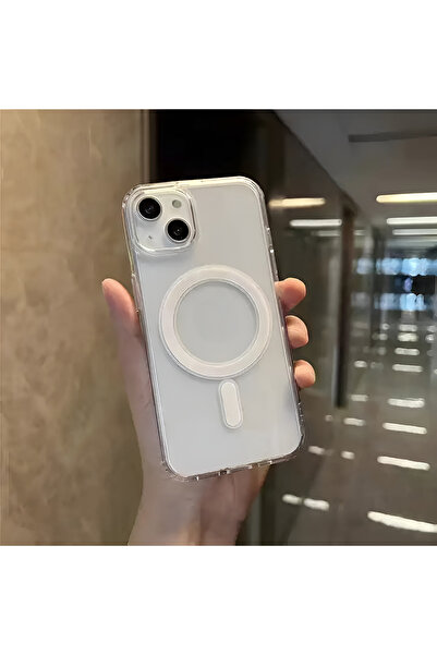 Multitronic حافظة حماية صلبة شفافة متوافقة مع هاتف iPhone 13 مع ميزة Magsafe