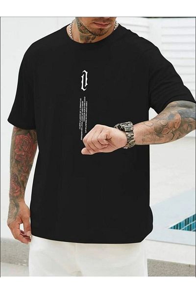 Medinenur Ανδρικό T-shirt - Κάθετη στάμπα