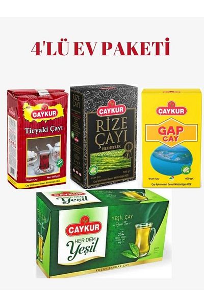 Çaykur Green Tea Rize Gift - 4-piece Home Pack - Gap Tiryaki