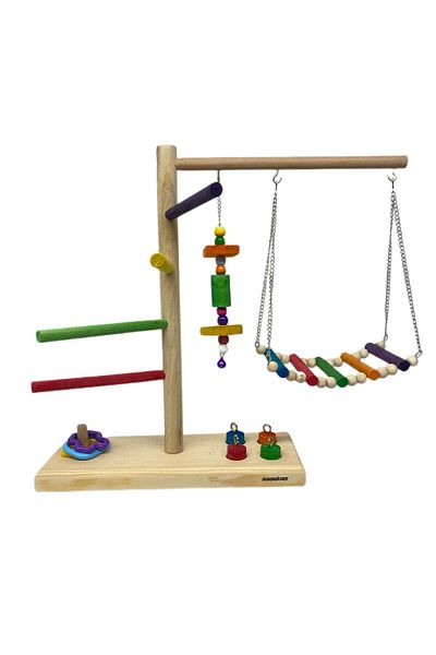 ADAPATİ PET Parkour with Bird Perch and Toy
