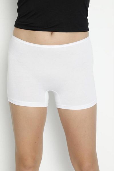 by İGP Γυναικείο Λευκό Σορτς Μπαμπού Boxer 5 Πακέτο ECO