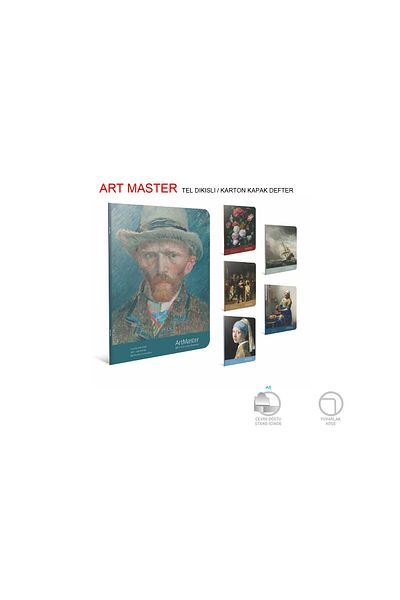 Gıpta Artmaster Stitched 17x24cm 60 Sheets Checked Notebook