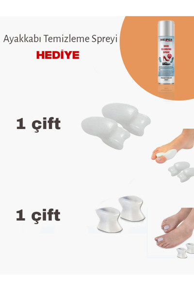 COMFORTSTEP Ayak Parmak Arası Silikon Makara ve Kemik Koruyucu Seti