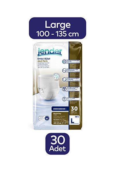 JENDER Emici Külot Large 30 Adet