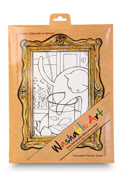 Akademi Çocuk - Funny Mat Funny Mat - Washable Art (YIKANABİLİR TUVAL) - Henr...