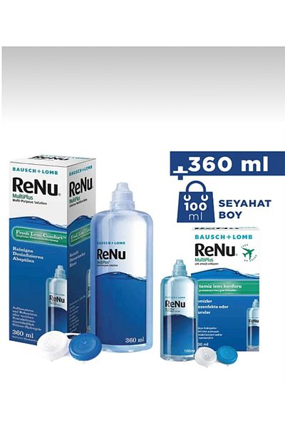 Renu Multiplus 360ml + 100ml lens solution