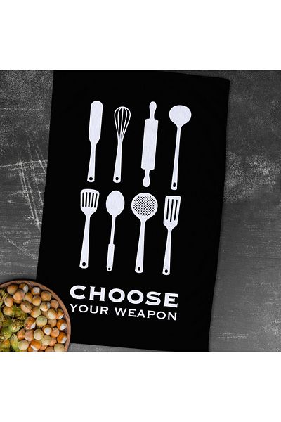 The Lucid Lab Кухненски кърпи Choose Your Weapon, 2 броя