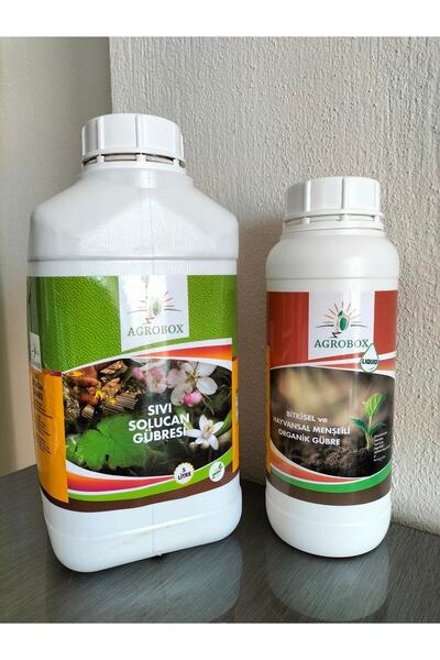 AGROBOX Sıvı Solucan Gübresi (5 LT) Liquid Hümik Asit Bitkisel Hayvansal Menş...