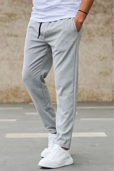 NFTY Men's Slim Fit Jogger Pants Double Leg