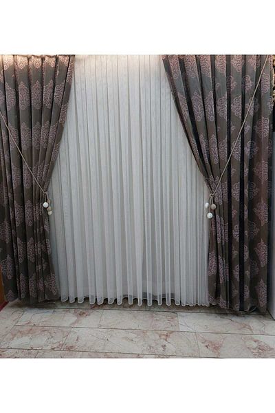 Gürlek Home Avant-garde Κουρτίνα φόντου damaks μοτίβο ποιότητας κουρτίνα φόντου ένα φύλλο GRLK 008