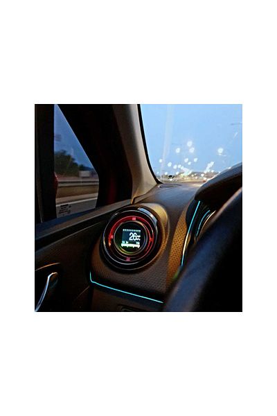 Three D Maker قاعدة تهوية متوافقة مع 3D Carbon Clio Iv على الجانب الأيسر (بدون مؤشر) 52 مم