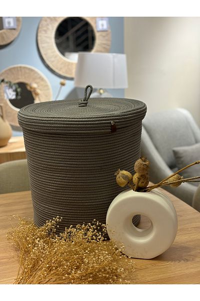MaVaux Organizator Victor Dimensiune Mare 36x40 - Coș multifuncțional cu capac și ghiveci