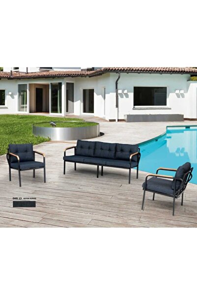 MOBİMİX Zen 3 1 1 Balkon Takımı, Bahçe Mobilyası, Çay Seti, Kafe Oturma Grubu...