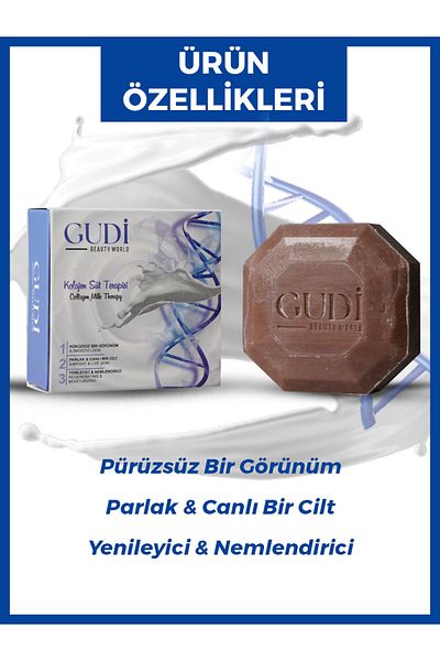 Gudi Collagen & Milk Therapy Skin Care Soap 120 gr