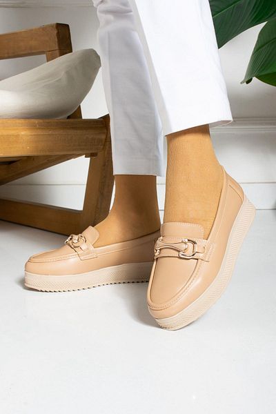 MERVESTORE Allison Skin Buckle Women's Ballerinas