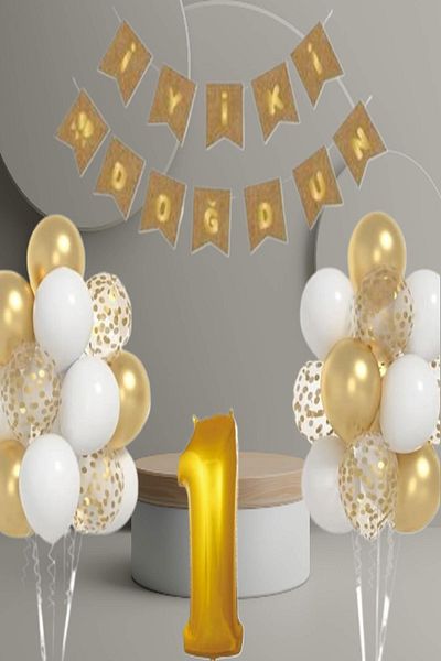 DÜVENCİ TİCARET BIRTHDAY CRAFT GOOD BORN BALLON SET