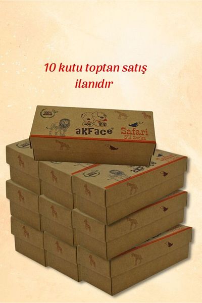 Akface Organic Cotton Newborn Baby and Kids Socks 10 boxes wholesale