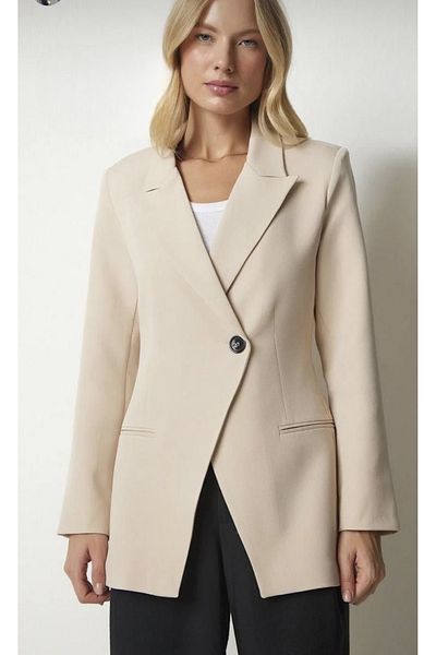 4S COLLECTİON Μπουφάν Blazer με διπλή υφασμάτινη επένδυση
