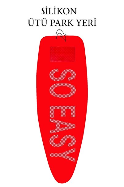 GERCELLA So Easy Slikon Park&go Ütü Masası Kılıfı Bezi Örtüsü (54X135CM) (EV ...