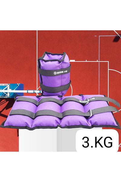 S ZEYREK 3 kg × 2 buc. Total 6 kg Set de greutăți pentru întărirea mușchilor încheieturii mâinii, piciorului, pungă de nisip