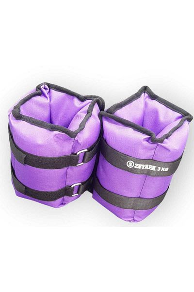 S ZEYREK 3 kg × 2 buc. Total 6 kg Set de greutăți pentru întărirea mușchilor încheieturii mâinii, piciorului, pungă de nisip