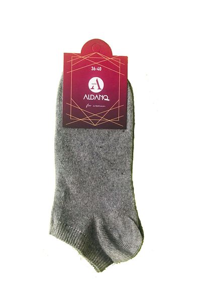 Aldano 6 Pairs Economical Gray Color Booties Socks