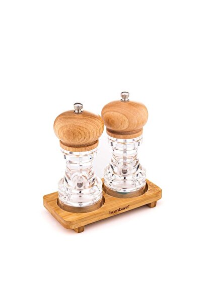 SepetçiBaba Varela Set of 2 Small Pepper Grinder