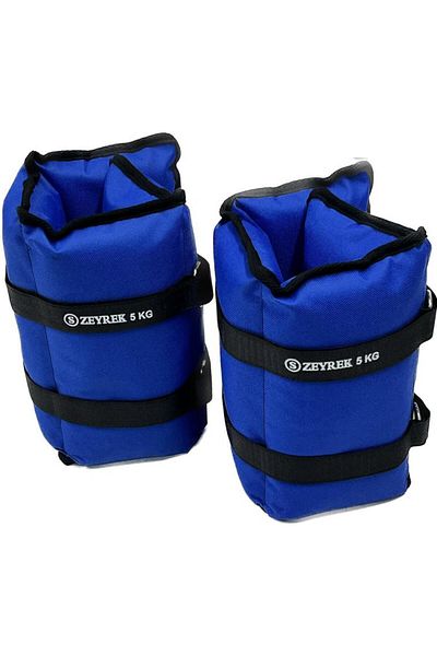 S ZEYREK 5 kg × 2 buc. Total 10 kg Set de greutăți pentru întărirea mușchilor încheieturii mâinii, piciorului, pungă de nisip