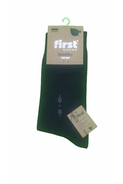 First 6 Pairs Black Color Seamless Bamboo Socks